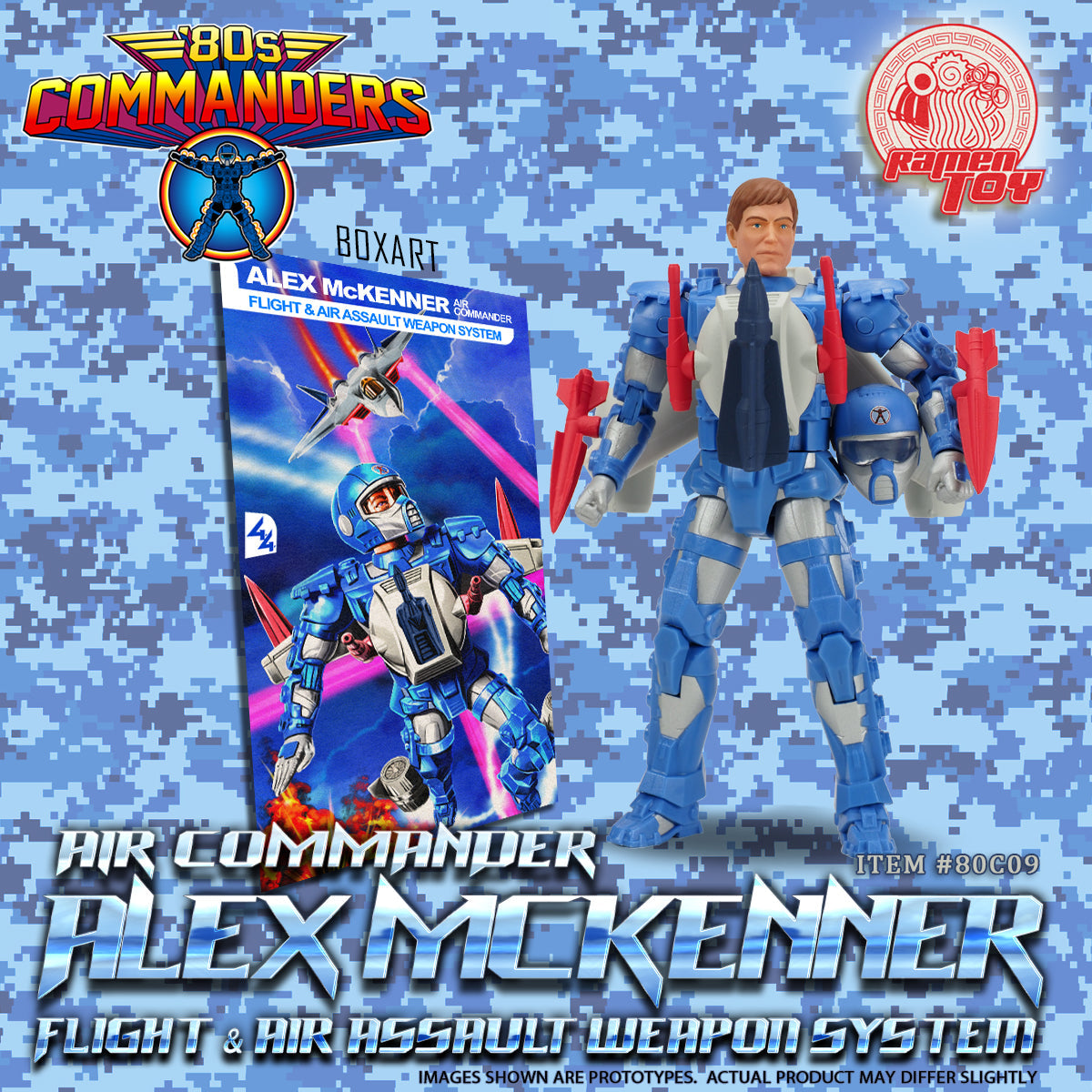ITEM #80C09 - [80s Commanders] AIR COMMANDER ALEX MCKENNER