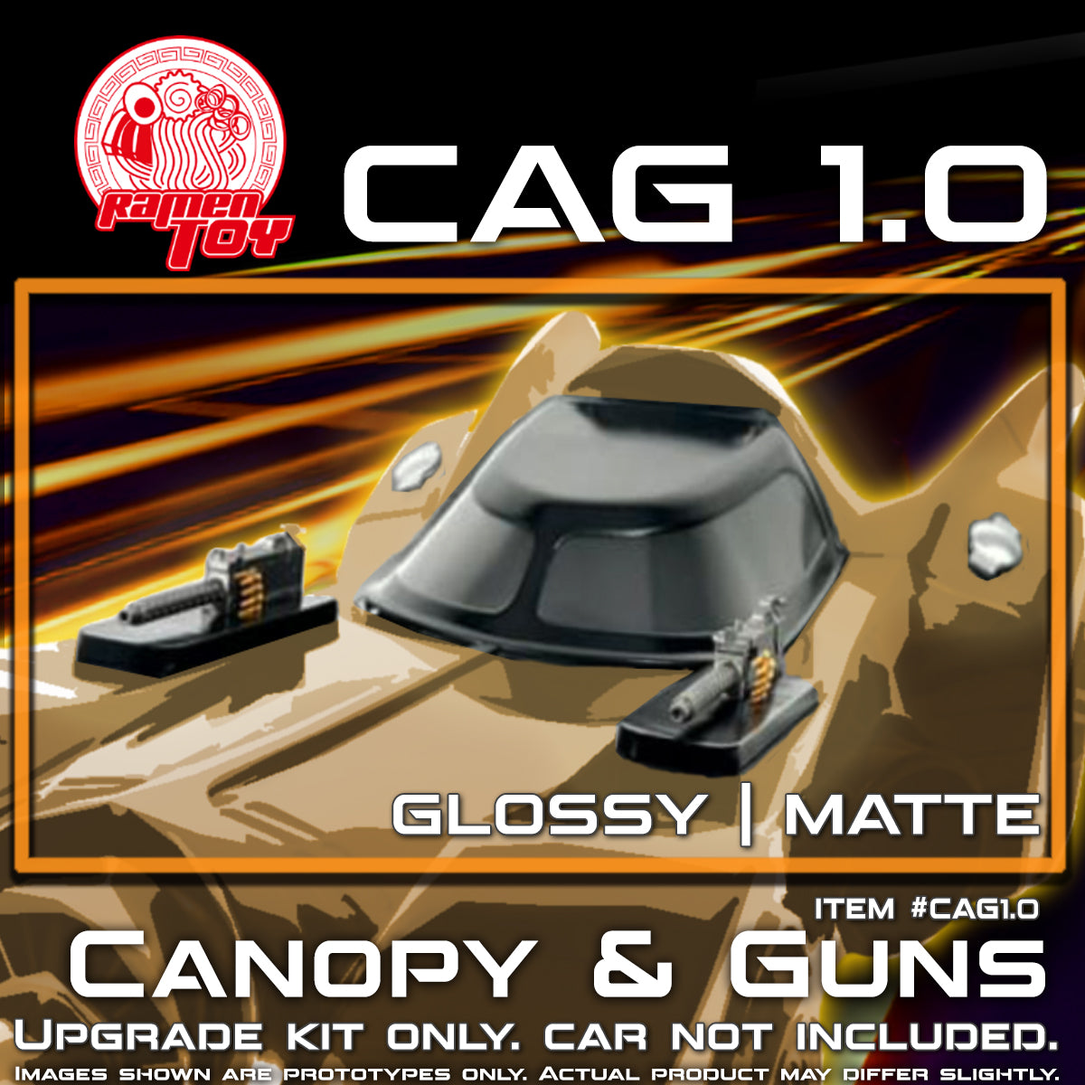 リリィ・ライアン　ガレージキット ITEM #CAG1.0 - CAG SET 1.0 - Canopy & Guns Upgrade Kit (PRE-ORDER
