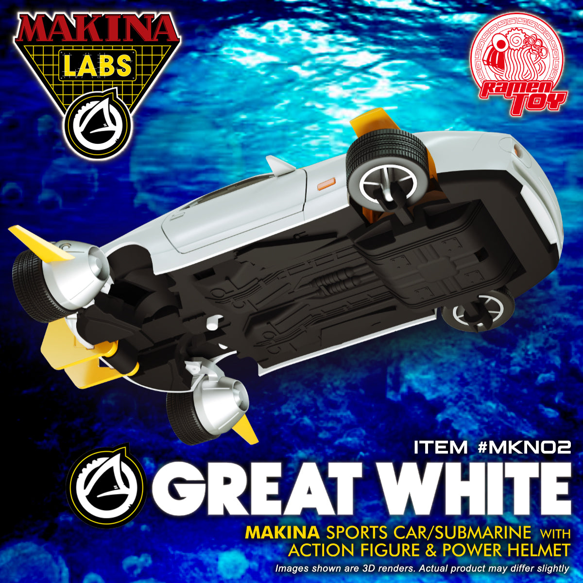 ITEM #MKN02 - GREAT WHITE (PRE-ORDER)
