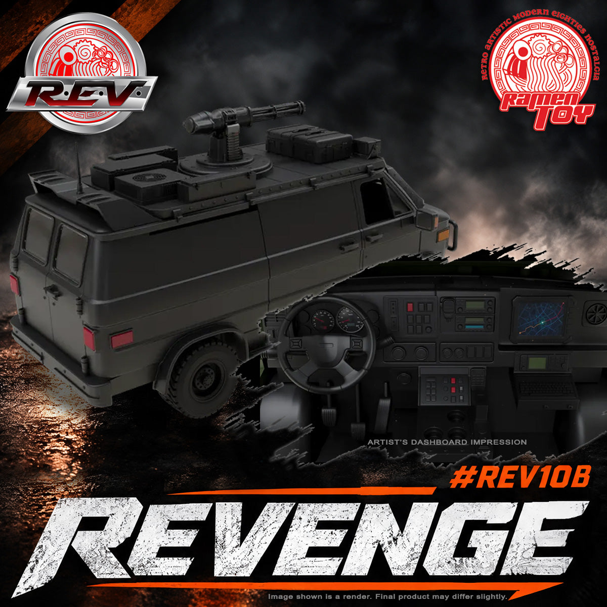 #REV10B - REVENGE (BLACK) (Pre-Order) #Early-Bird-Price