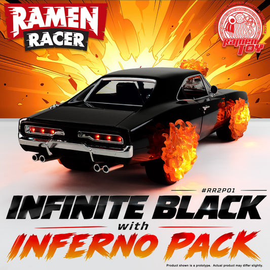#RR2P01 - Ramen Racer 2.0 - Infinite Black with Inferno Pack (Pre-Order) #Early-Bird-Price