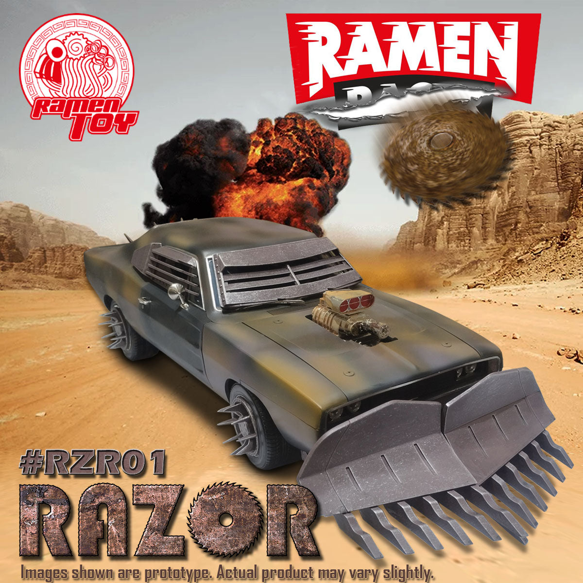 #RZR01 - RAMEN RAZOR (PRE-ORDER) #EARLY-BIRD-PRICE