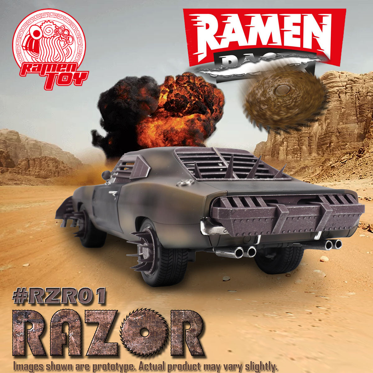 #RZR01 - RAMEN RAZOR (PRE-ORDER) #EARLY-BIRD-PRICE