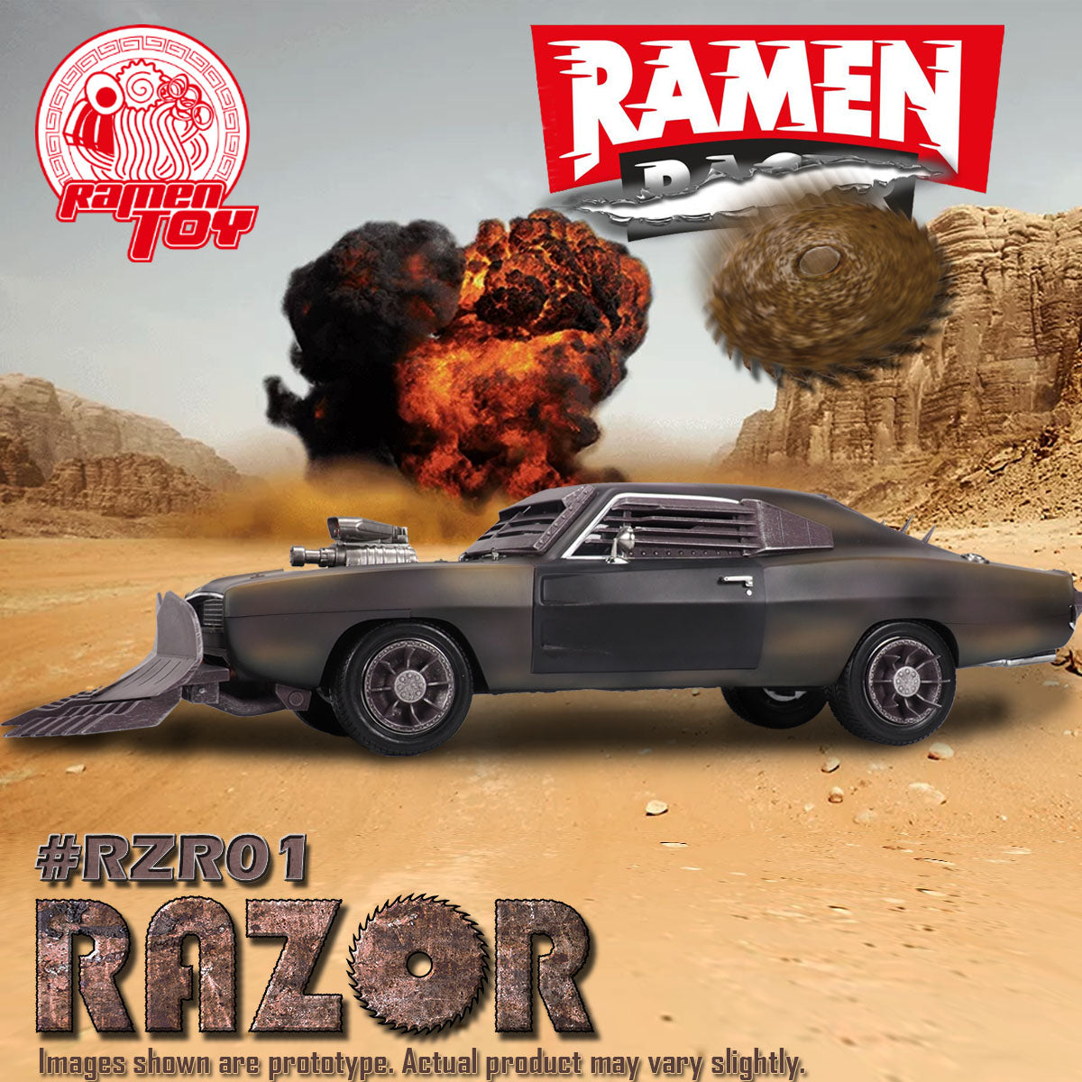 #RZR01 - RAMEN RAZOR (PRE-ORDER) #EARLY-BIRD-PRICE