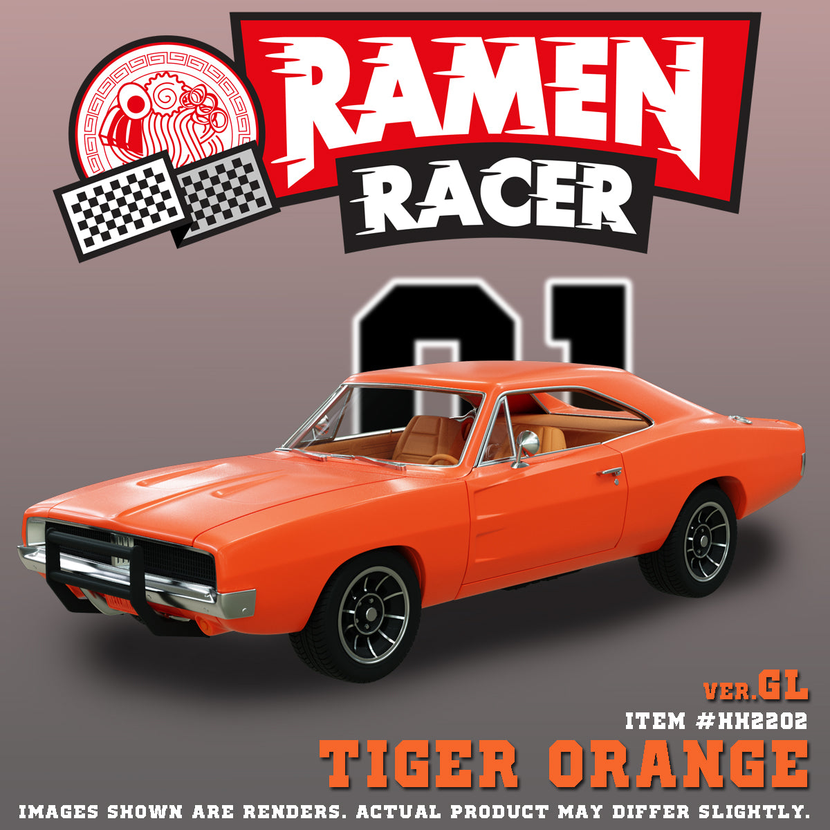 ITEM #HH2202 - RAMEN RACER (TIGER ORANGE) (ADVANCE PRE-ORDER)