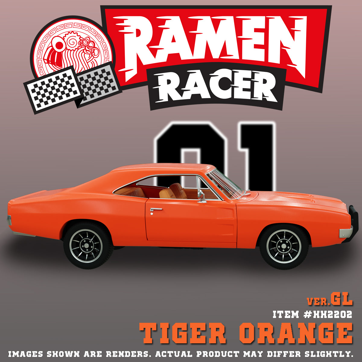 ITEM #HH2202 - RAMEN RACER (TIGER ORANGE) (ADVANCE PRE-ORDER)