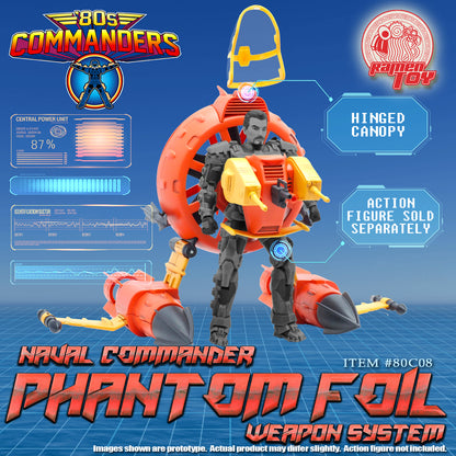 ITEM #80C08 - 80s Commanders [NAVAL COMMANDER PHANTOM FOIL WEAPON SYSTEM] (PRE-ORDER) Exclude Shipping #SpecialPrice