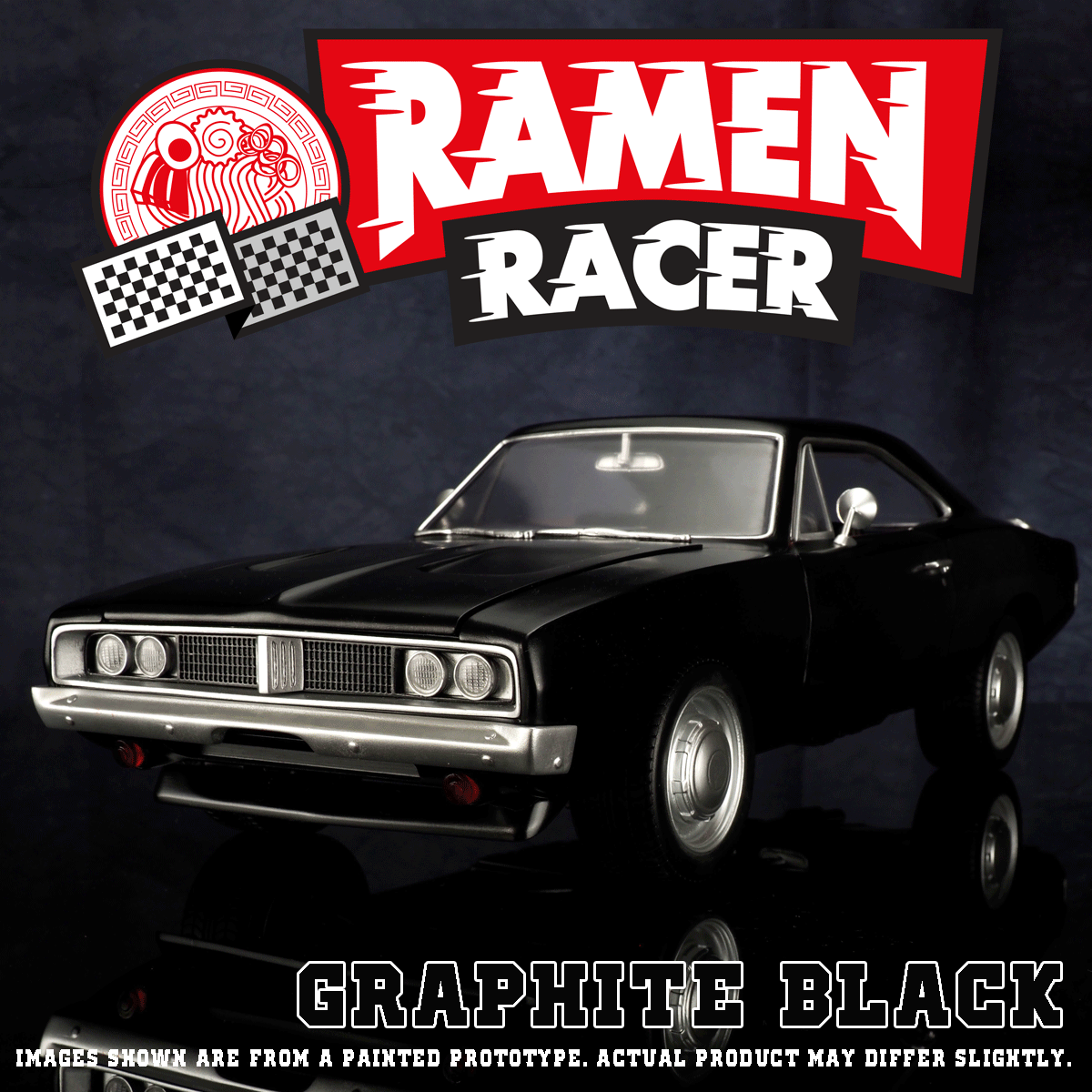 ITEM #HH2201 - RAMEN RACER (GRAPHITE BLACK) (ADVANCE PRE-ORDER)