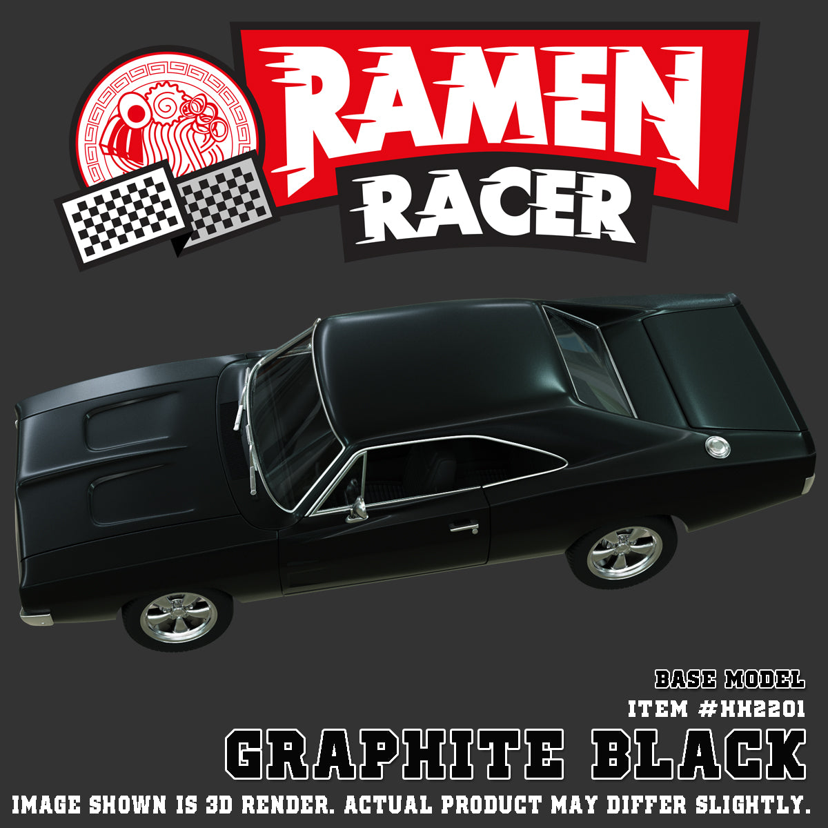 ITEM #HH2201 - RAMEN RACER (GRAPHITE BLACK) (ADVANCE PRE-ORDER)