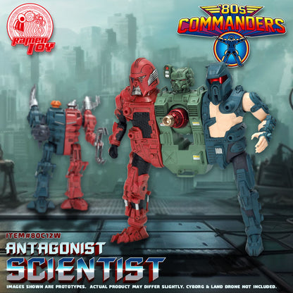 ITEM #80C12W - [80s Commanders] ANATAGONIST SCIENTIST - WASHED (PRE-ORDER) #EARLY-BIRD-PRICE