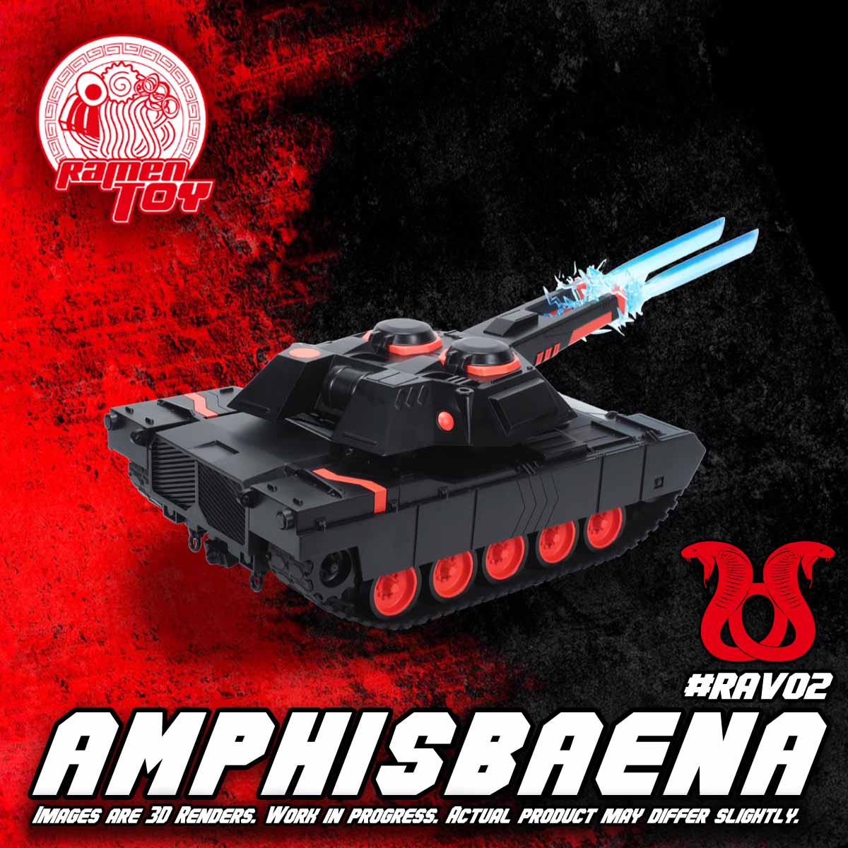 #RAV02 - AMPHISBAENA (PRE-ORDER)