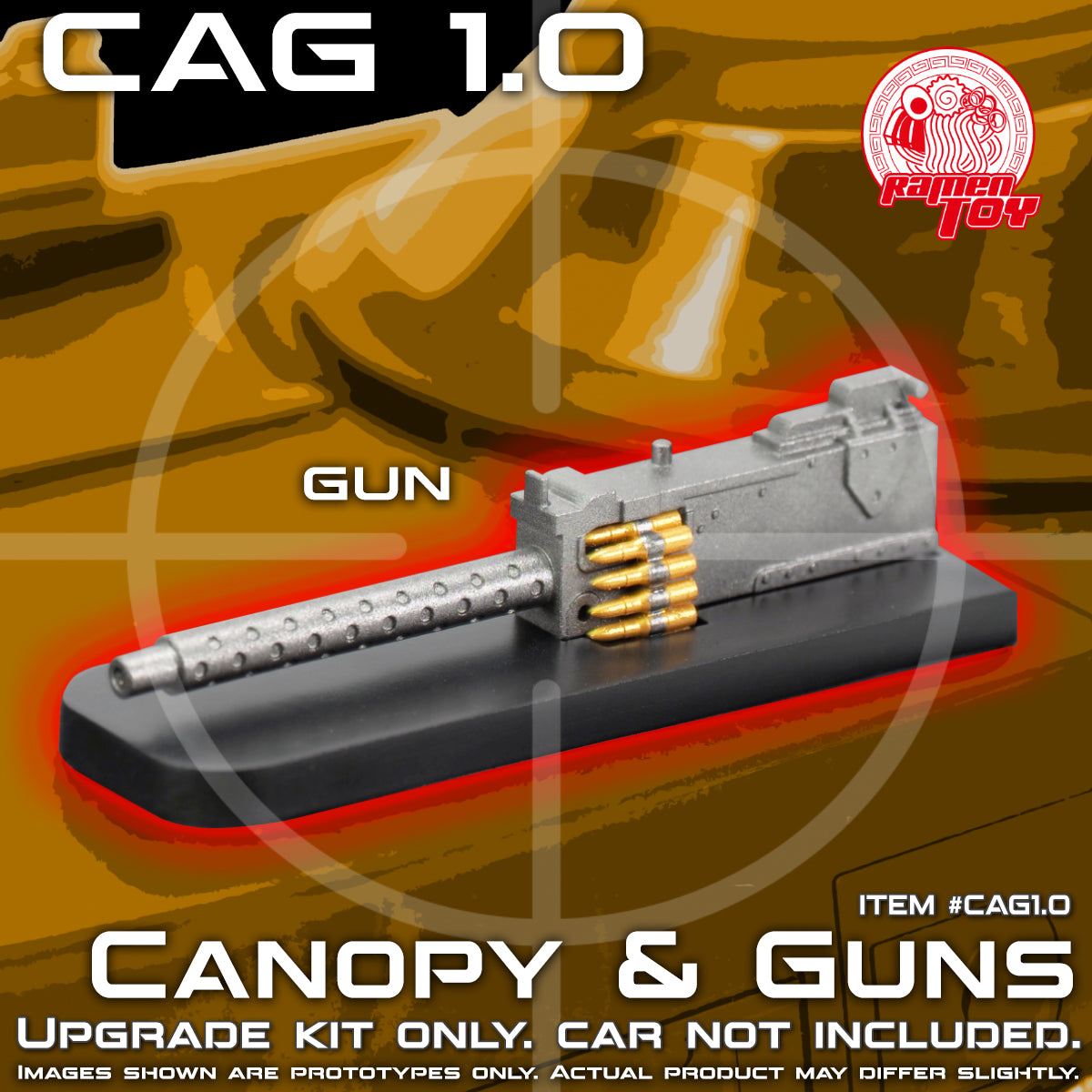 ITEM #CAG1.0 - CAG SET 1.0 - Canopy & Guns Upgrade Kit (PRE-ORDER)