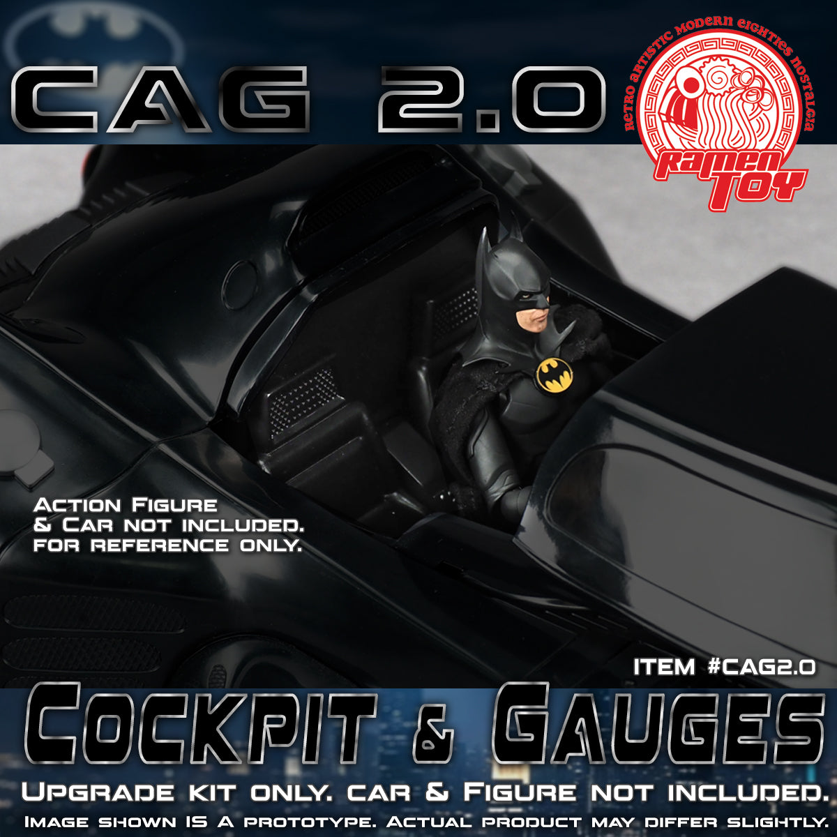 ITEM #CAG2.0 - CAG SET 2.0 - Cockpit & Gauges Upgrade Kit – Ramen Toy