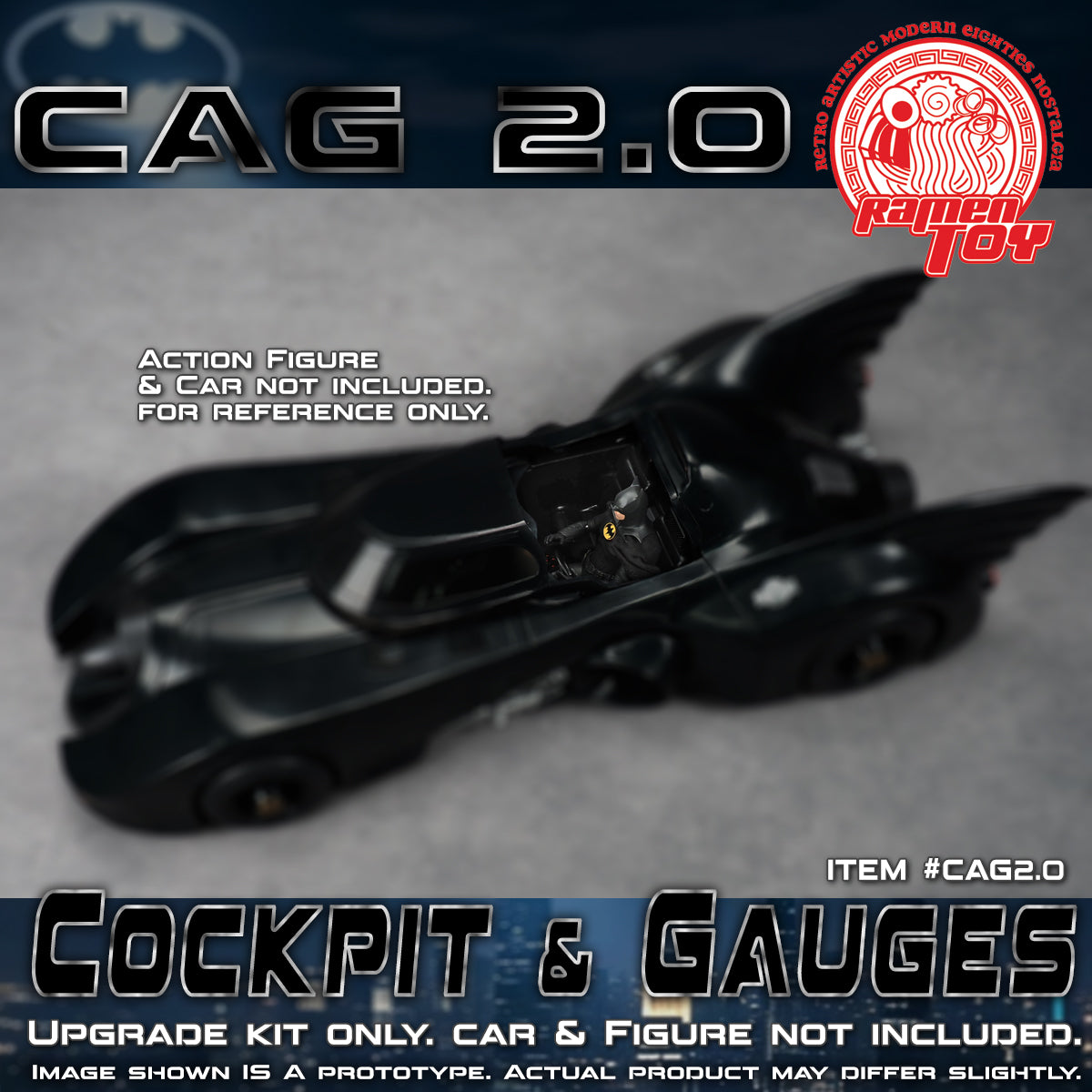 ITEM #CAG2.0 - CAG SET 2.0 - Cockpit & Gauges Upgrade Kit – Ramen Toy
