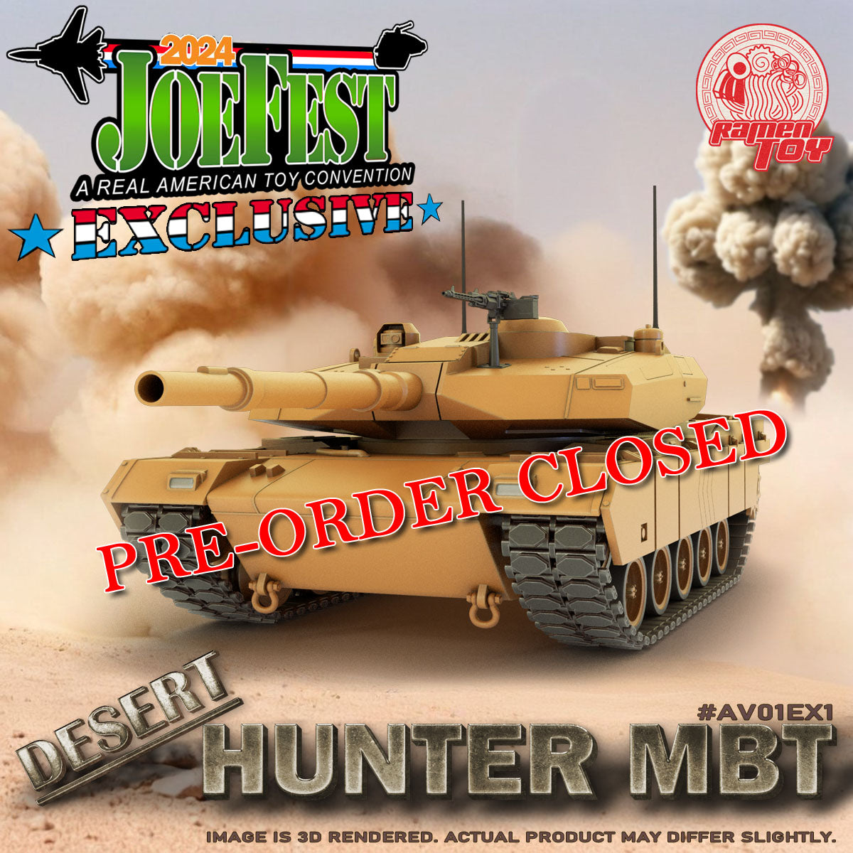 ITEM #RAV01EX1 -DESERT HUNTER MBT (PRE-ORDER)