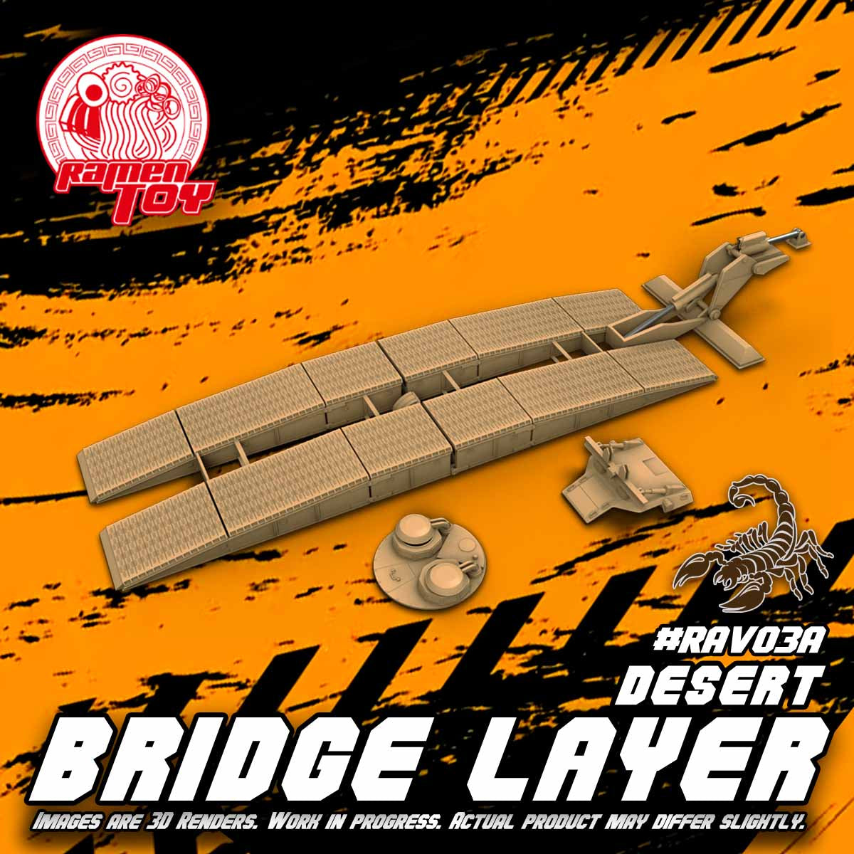 RAV03A - (ACCESSORY PACK) DESERT BRIDGE LAYER (PRE-ORDER) – Ramen Toy