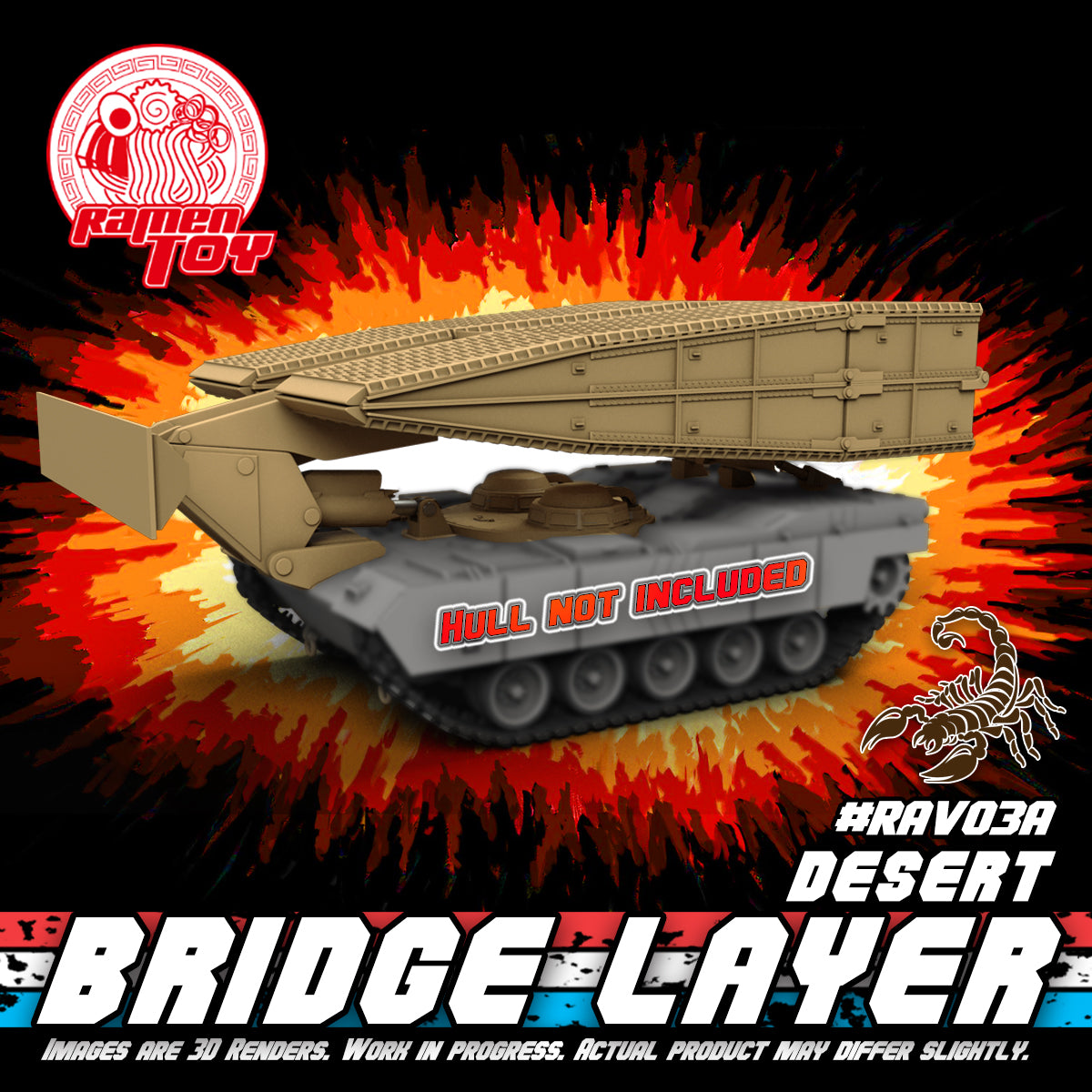 #RAV03A - [ACCESSORY PACK] DESERT BRIDGE LAYER (PRE-ORDER)