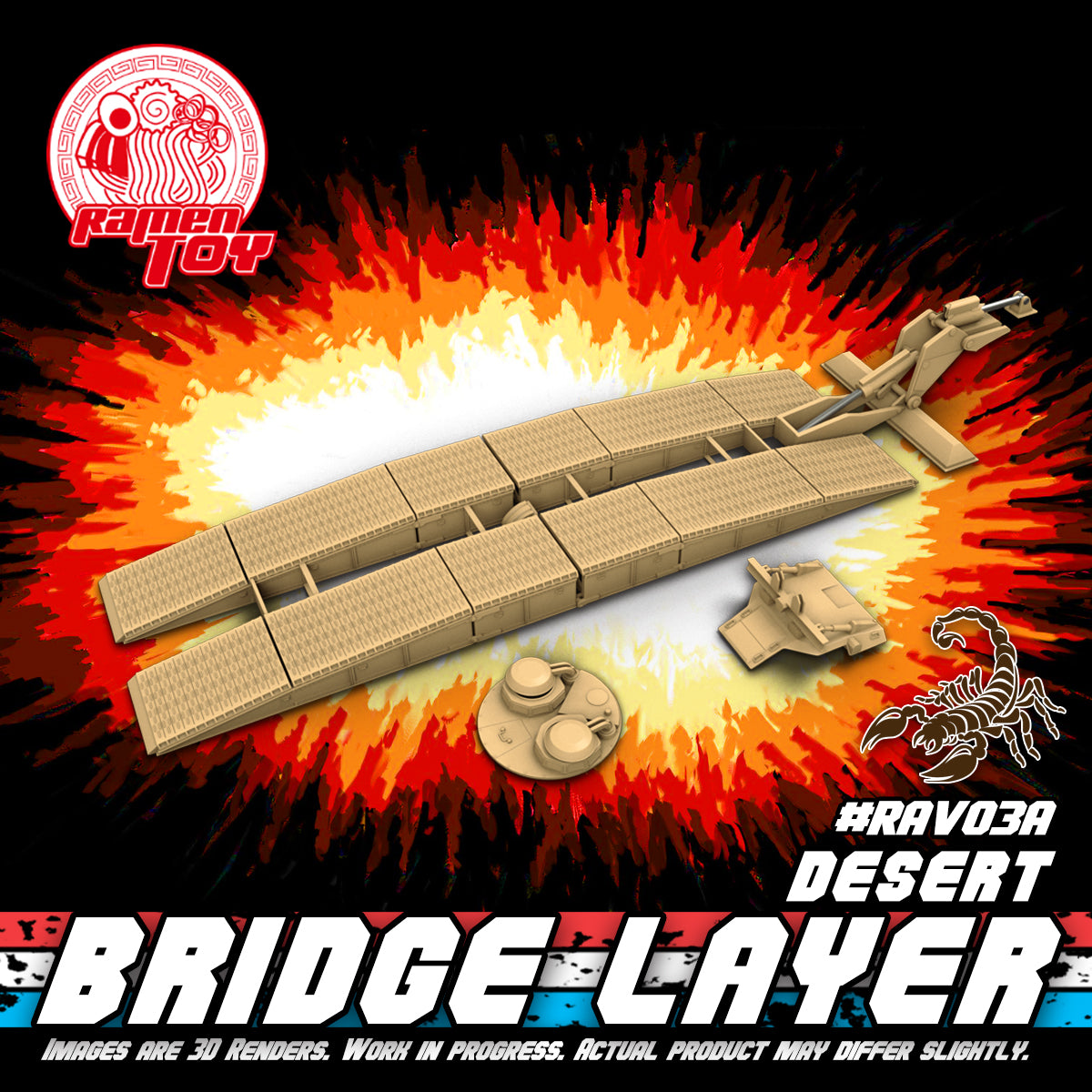 #RAV03A - [ACCESSORY PACK] DESERT BRIDGE LAYER (PRE-ORDER)