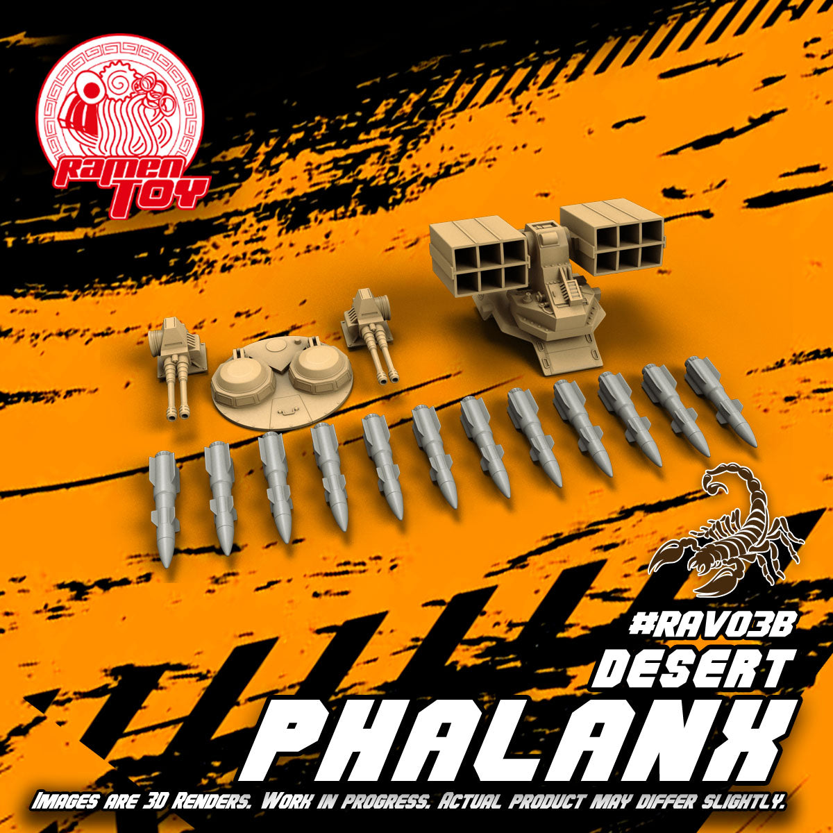 RAV03B - (ACCESSORY PACK) DESERT PHALANX – Ramen Toy
