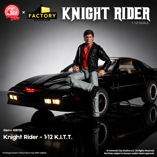 ITEM #408790 - KNIGHT RIDER - 1:12 K.I.T.T. (PRE-ORDER) #EarlyBirdPrice