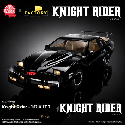 ITEM #408790 - KNIGHT RIDER - 1:12 K.I.T.T. (PRE-ORDER) #EarlyBirdPrice