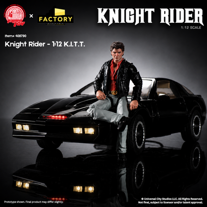 ITEM #408790 - KNIGHT RIDER - 1:12 K.I.T.T. (PRE-ORDER) #EarlyBirdPrice