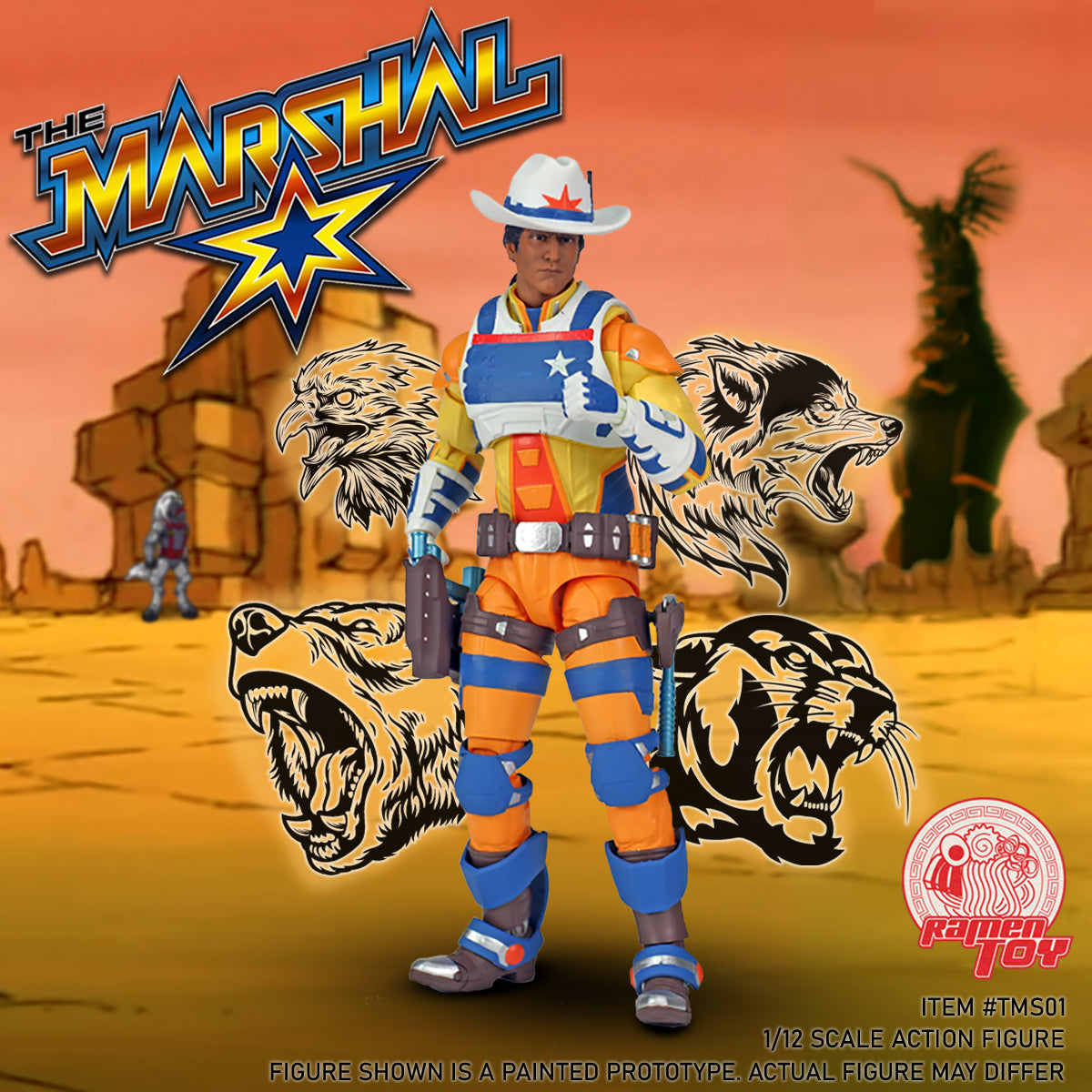 ITEM #TMS01 - The Marshal – Ramen Toy