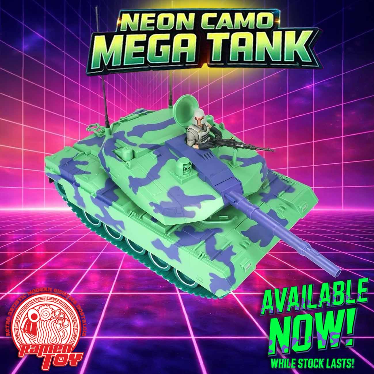 MT001 - BOTCON 2025 AGABYSS EXCLUSIVE NEON MEGA TANK with TANK