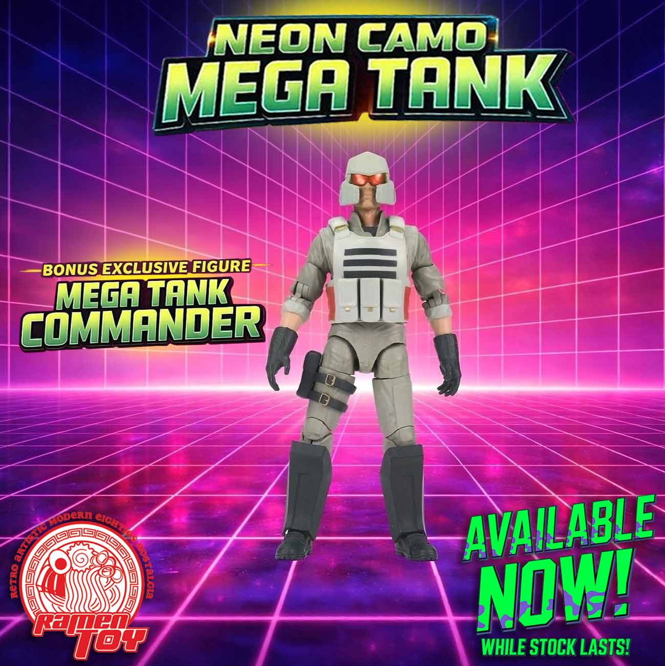 MT001 - BOTCON 2025 AGABYSS EXCLUSIVE NEON MEGA TANK with TANK