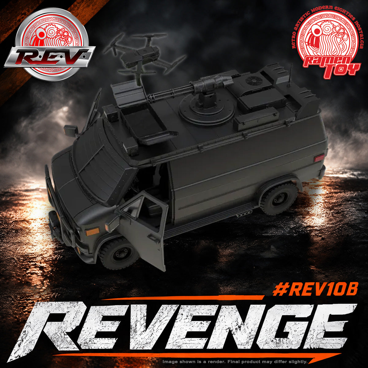 #REV10B - REVENGE (BLACK) (Pre-Order) #Early-Bird-Price
