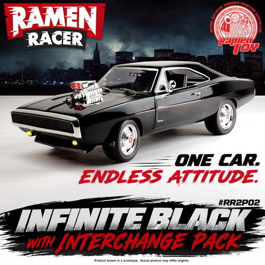 #RR2P02 - Ramen Racer 2.0 - Infinite Black with Interchange Pack (Pre-Order) #Early-Bird-Price