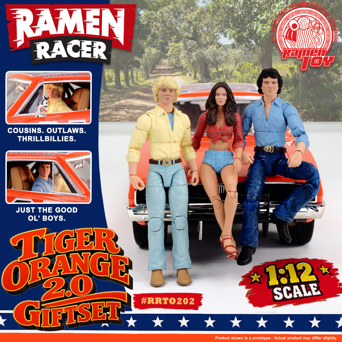 #RRTO202 - Ramen Racer - Tiger Orange 2.0 GIFTSET (Pre-Order) #Early-Bird-Price