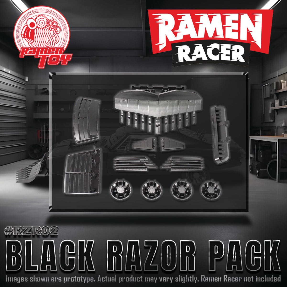 #RZR02 - BLACK RAZOR PACK – Ramen Toy