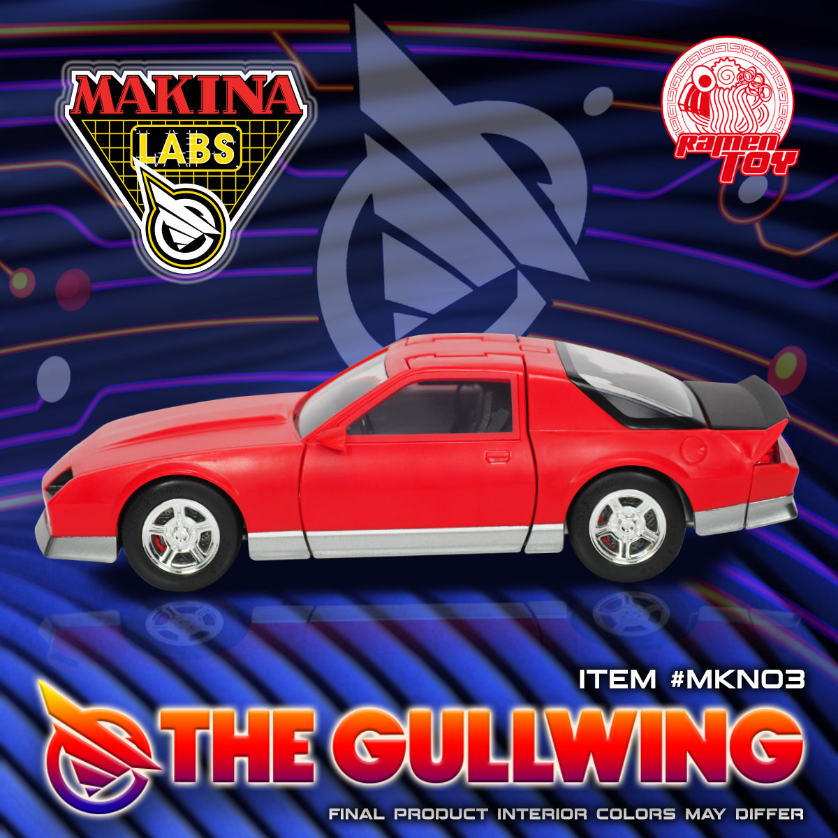 ITEM #MKN03 - THE GULLWING (PRE-ORDER)