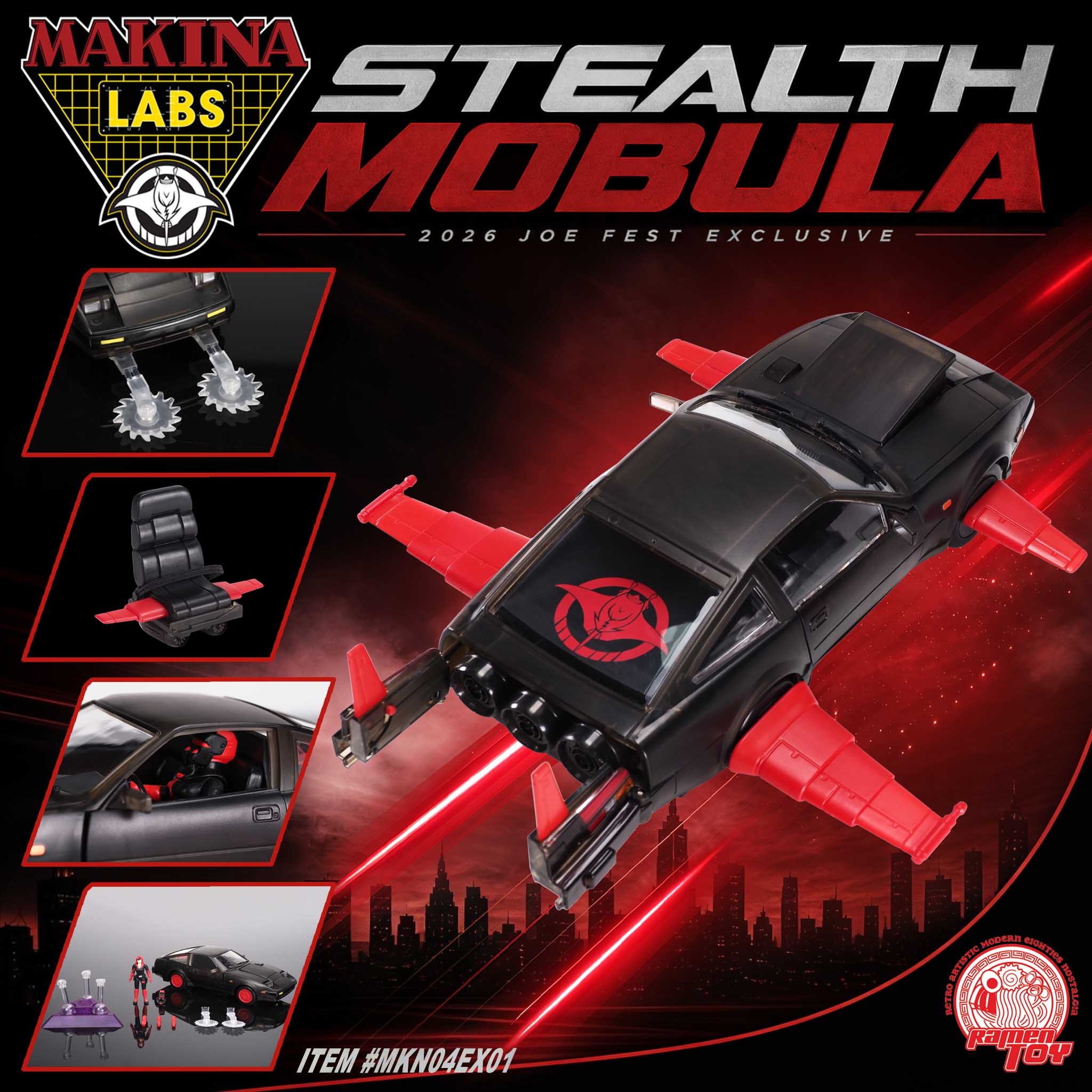 ITEM #MKN04EX01 - STEALTH MOBULA – Ramen Toy