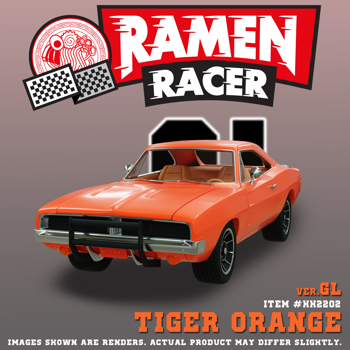 ITEM #HH2202 - RAMEN RACER (TIGER ORANGE)