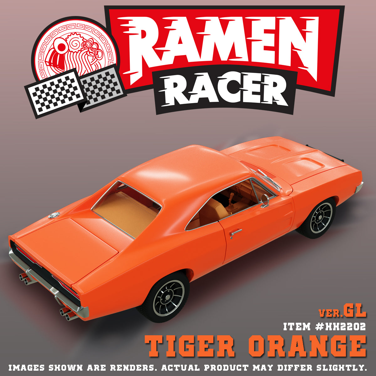 ITEM #HH2202 - RAMEN RACER (TIGER ORANGE)