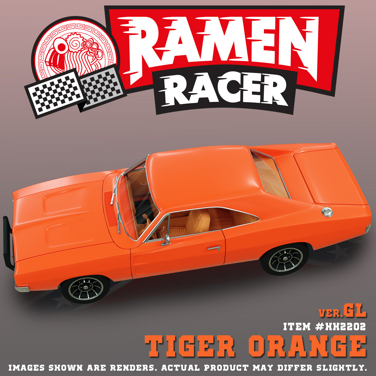 ITEM #HH2202 - RAMEN RACER (TIGER ORANGE)