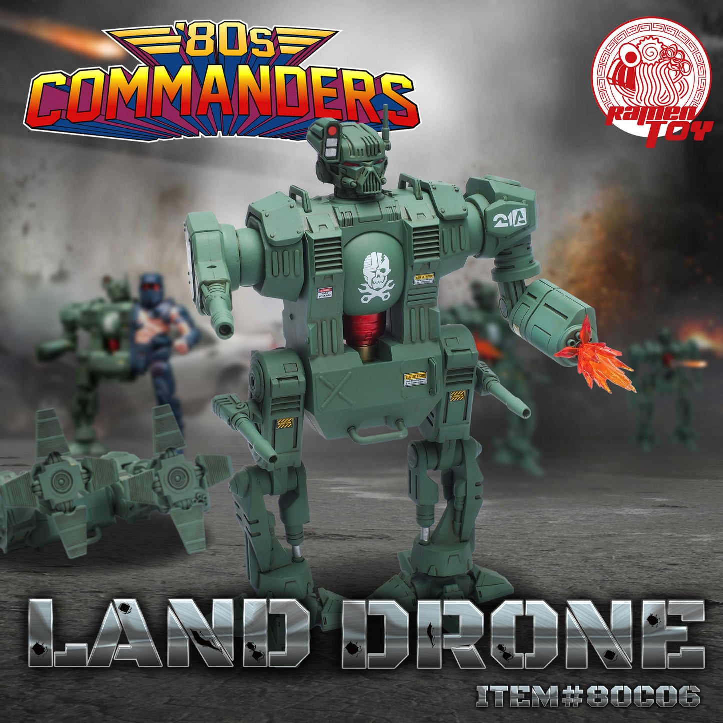 ITEM #80C06 - 80s Commanders Land Drone #SPECIAL