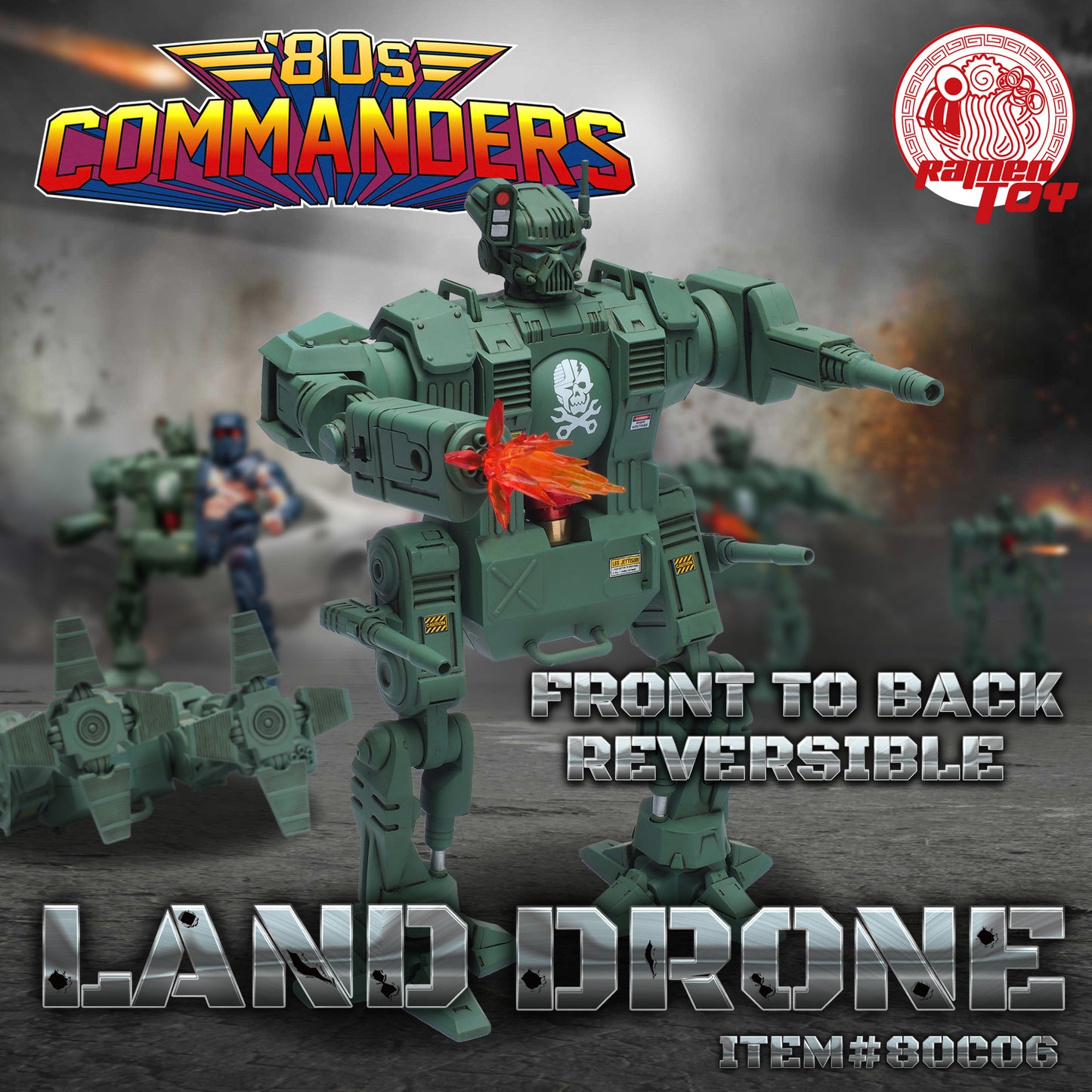 ITEM #80C06 - 80s Commanders Land Drone #SPECIAL