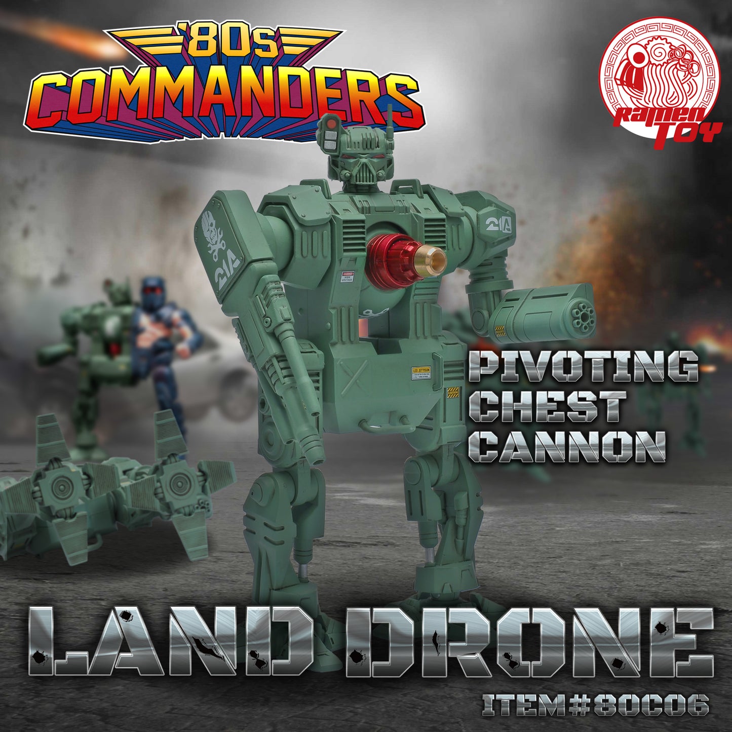 ITEM #80C06 - 80s Commanders Land Drone #SPECIAL