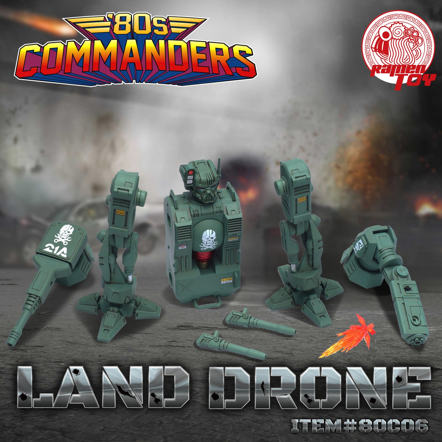 ITEM #80C06 - 80s Commanders Land Drone #SPECIAL