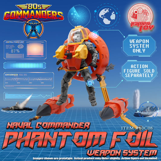 ITEM #80C08 - 80s Commanders [NAVAL COMMANDER PHANTOM FOIL WEAPON SYSTEM] (PRE-ORDER) Exclude Shipping #EarlyBirdPrice