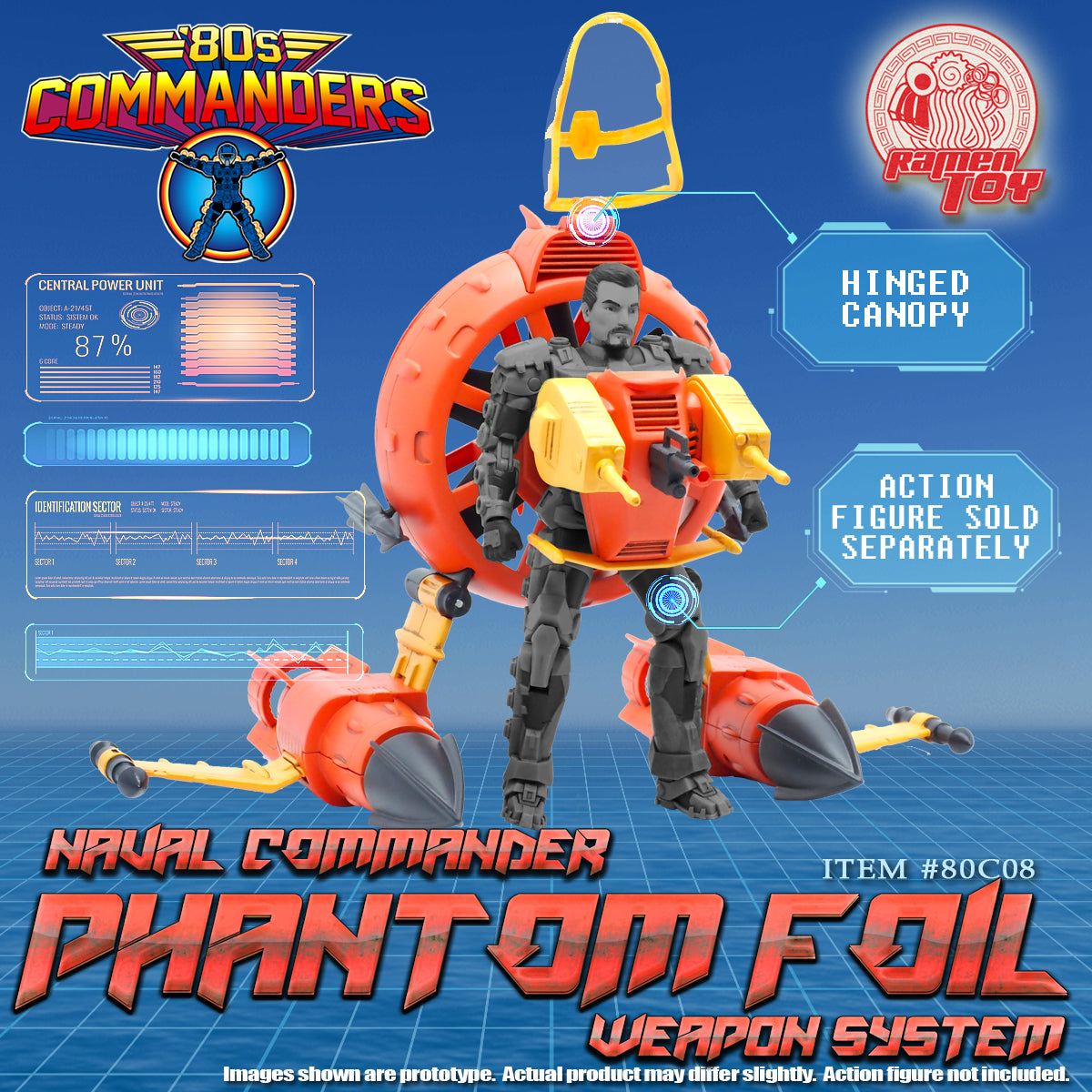 ITEM #80C08 - 80s Commanders [NAVAL COMMANDER PHANTOM FOIL WEAPON