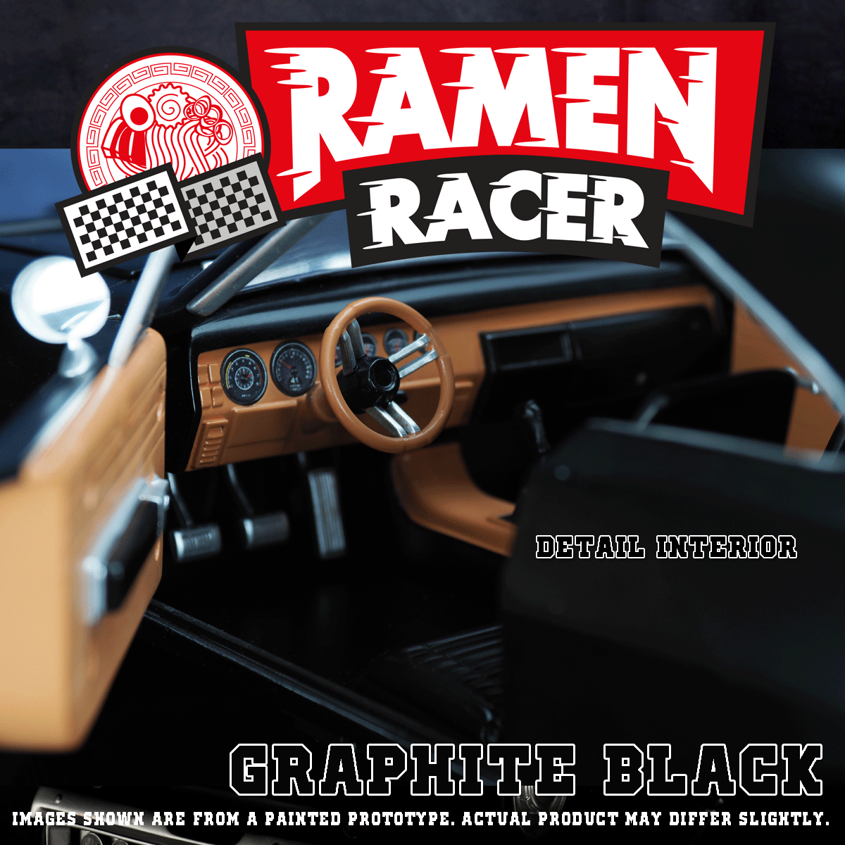ITEM #HH2201 - RAMEN RACER (GRAPHITE BLACK)