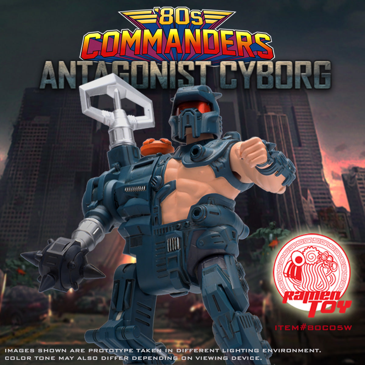 ITEM #80C05W - 80s Commander Antagonist Cyborg (ORIGINAL Version ...