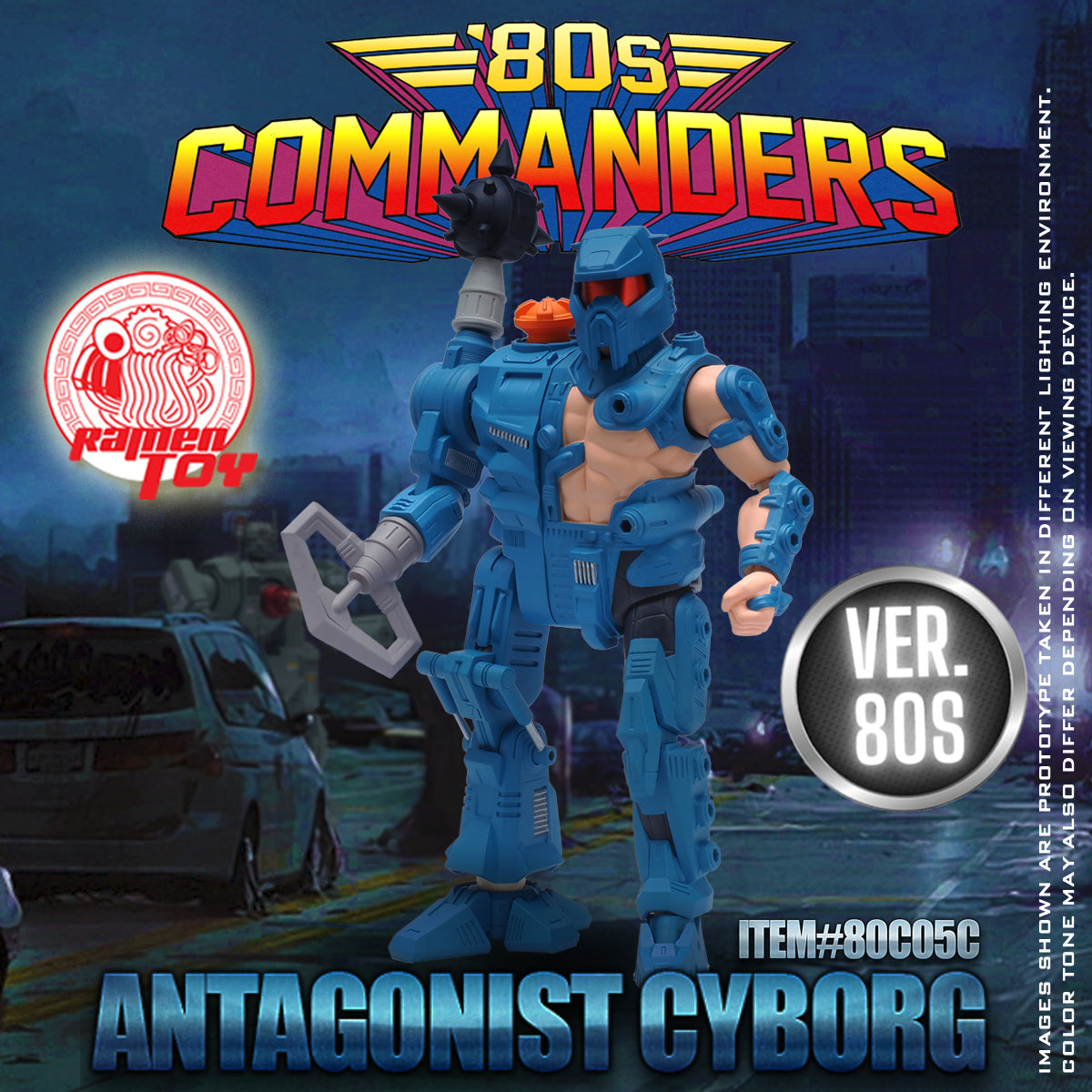ITEM #80C05C - 80s Commander Antagonist Cyborg (Ver 80s) – Ramen Toy