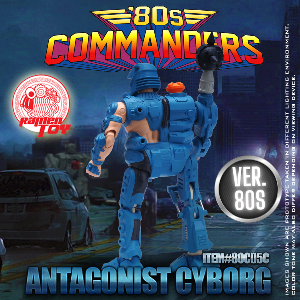 ITEM #80C05C - 80s Commander Antagonist Cyborg (Ver 80s)